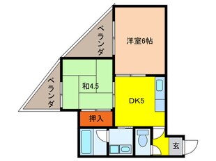 ランバ－西園の物件間取画像